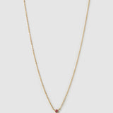 Colar Pingente Mini Pedra do Mês - Ouro 18K | SILLENE - Outubro