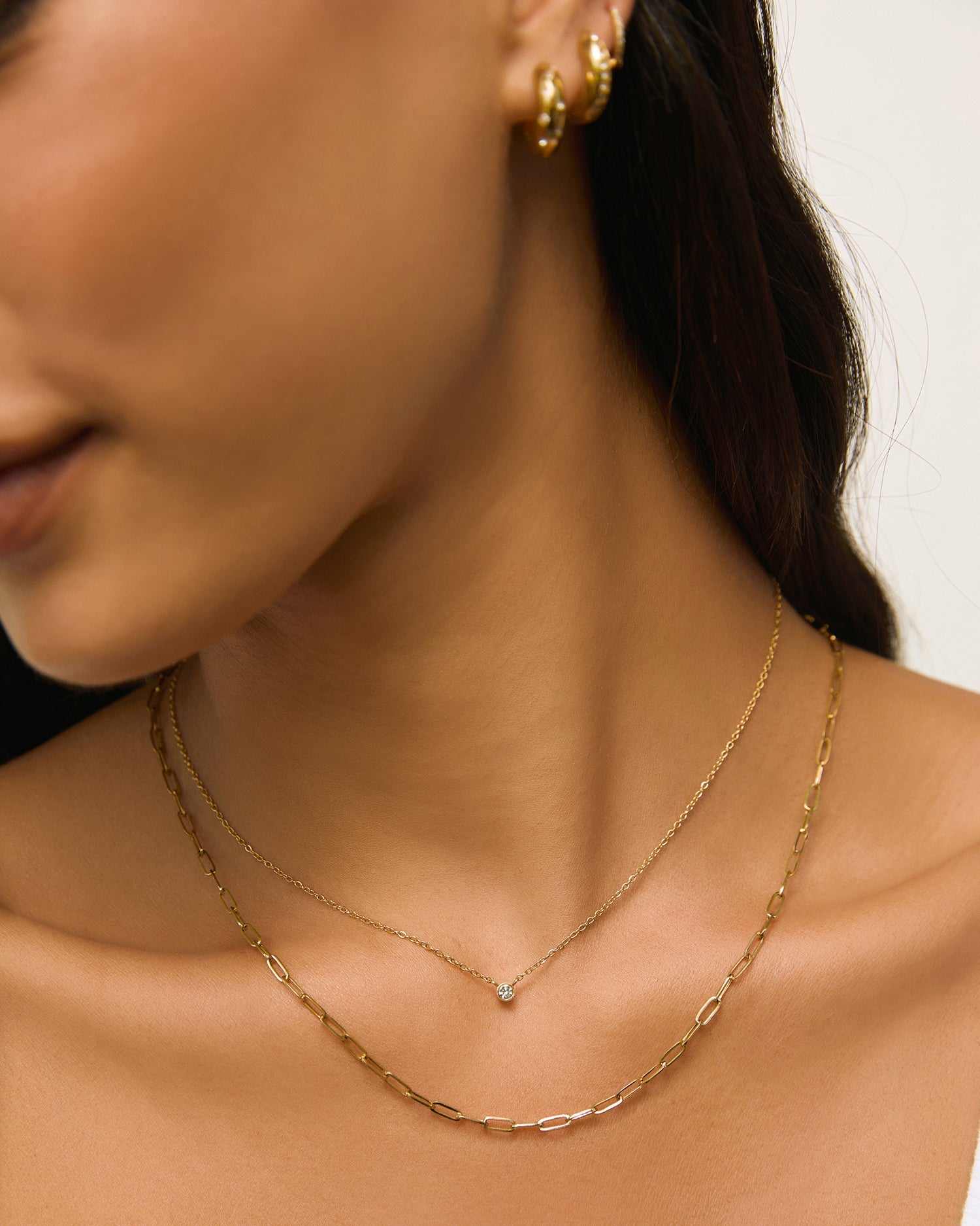 Colar Pingente Mini Pedra do Mês - Ouro 18K | SILLENE