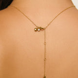 Colar Pingente Mini Pedra do Mês - Ouro 18K | SILLENE