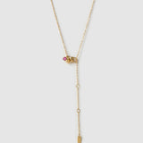 Colar Pingente Mini Pedra do Mês - Ouro 18K | SILLENE