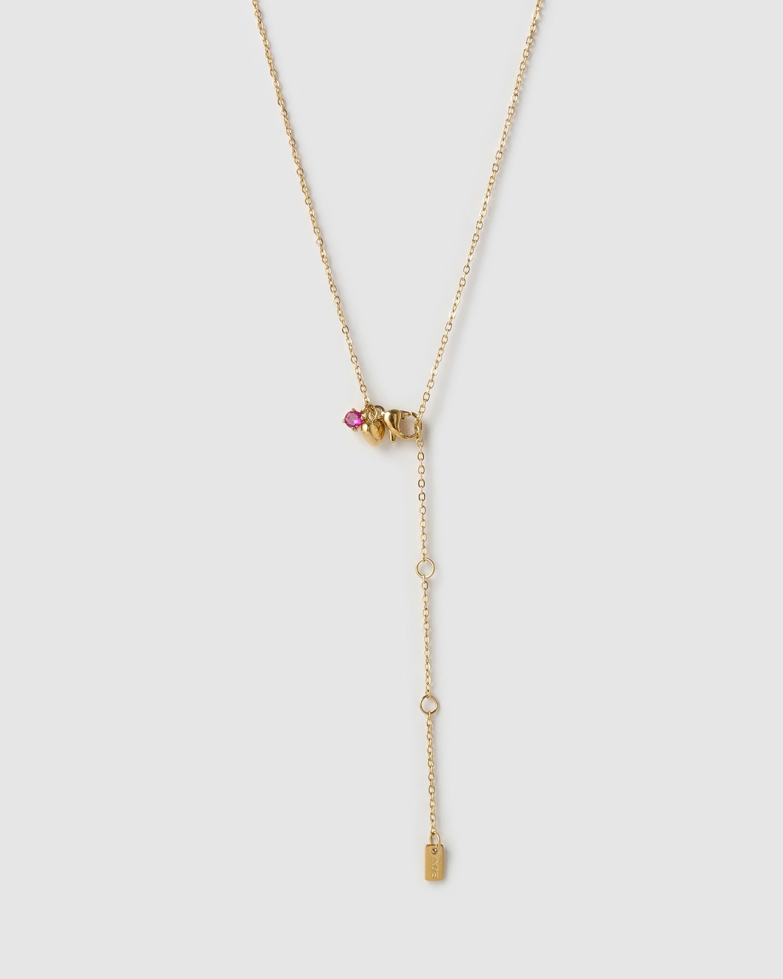 Colar Pingente Mini Pedra do Mês - Ouro 18K | SILLENE