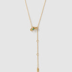 Colar Pingente Mini Pedra do Mês - Ouro 18K | SILLENE