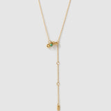 Colar Pingente Mini Pedra do Mês - Ouro 18K | SILLENE