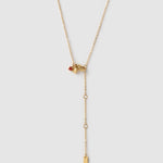 Colar Pingente Mini Pedra do Mês - Ouro 18K | SILLENE