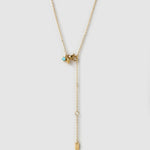Colar Pingente Mini Pedra do Mês - Ouro 18K | SILLENE