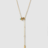 Colar Pingente Mini Pedra do Mês - Ouro 18K | SILLENE