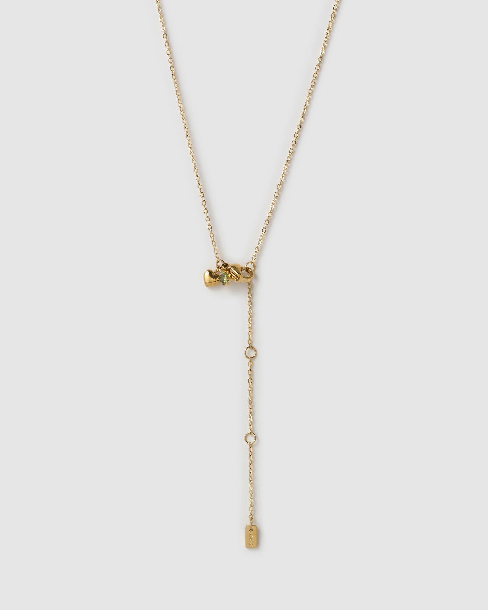 Colar Pingente Mini Pedra do Mês - Ouro 18K | SILLENE