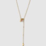 Colar Pingente Mini Pedra do Mês - Ouro 18K | SILLENE