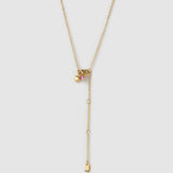 Colar Pingente Mini Pedra do Mês - Ouro 18K | SILLENE