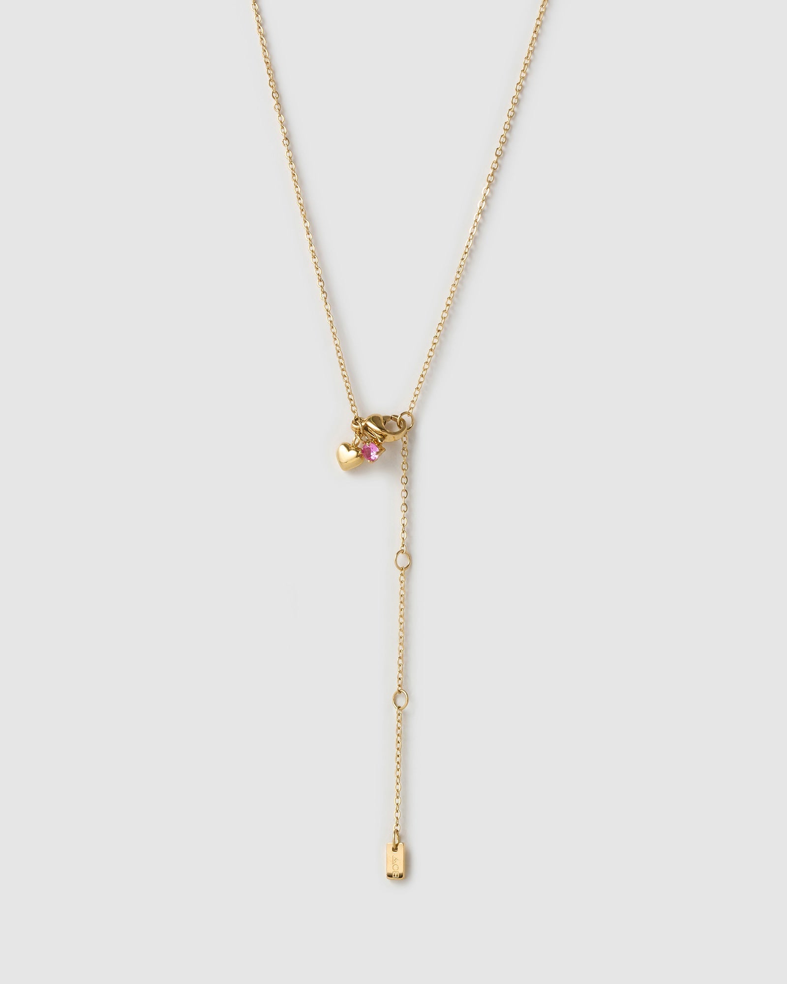 Colar Pingente Mini Pedra do Mês - Ouro 18K | SILLENE