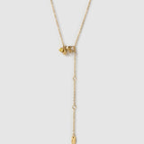 Colar Pingente Mini Pedra do Mês - Ouro 18K | SILLENE