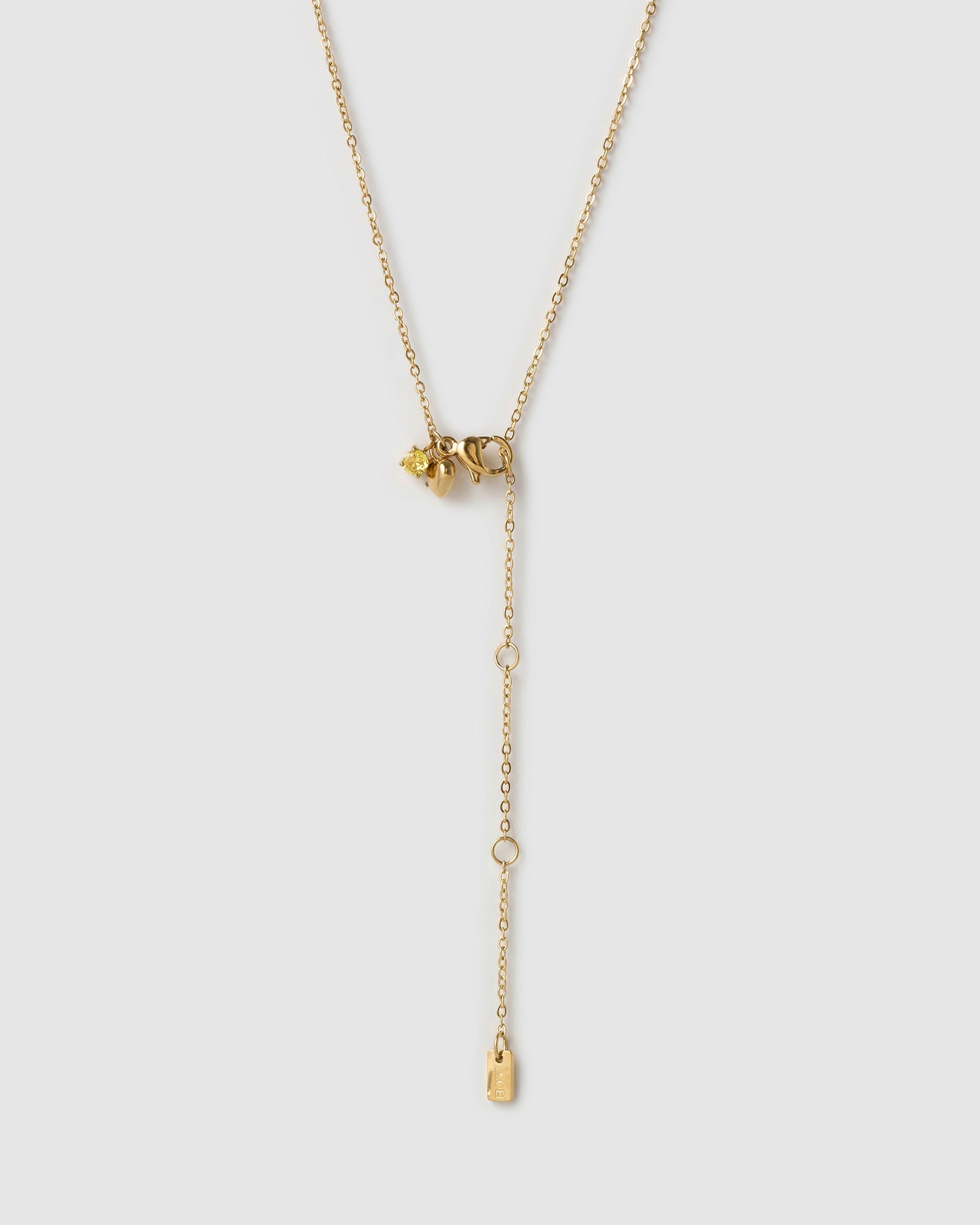 Colar Pingente Mini Pedra do Mês - Ouro 18K | SILLENE