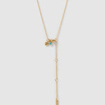 Colar Pingente Mini Pedra do Mês - Ouro 18K | SILLENE