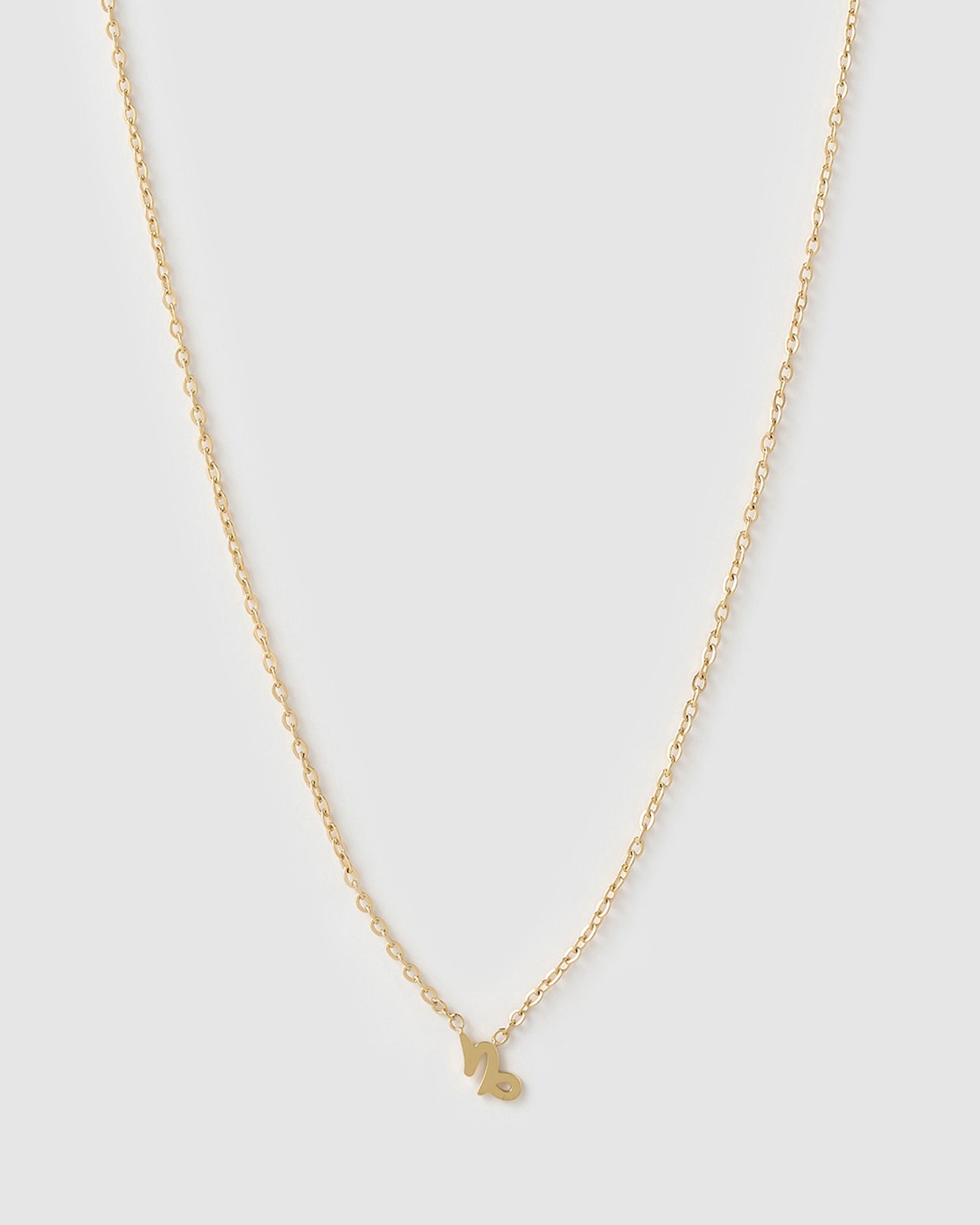 Colar Pingente Mini Zodíaco - Ouro 18K | SILLENE - Capricórnio