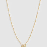 Colar Pingente Mini Zodíaco - Ouro 18K | SILLENE - Aquário