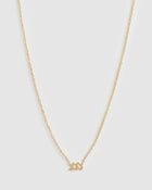 Colar Pingente Mini Zodíaco - Ouro 18K | SILLENE - Aquário