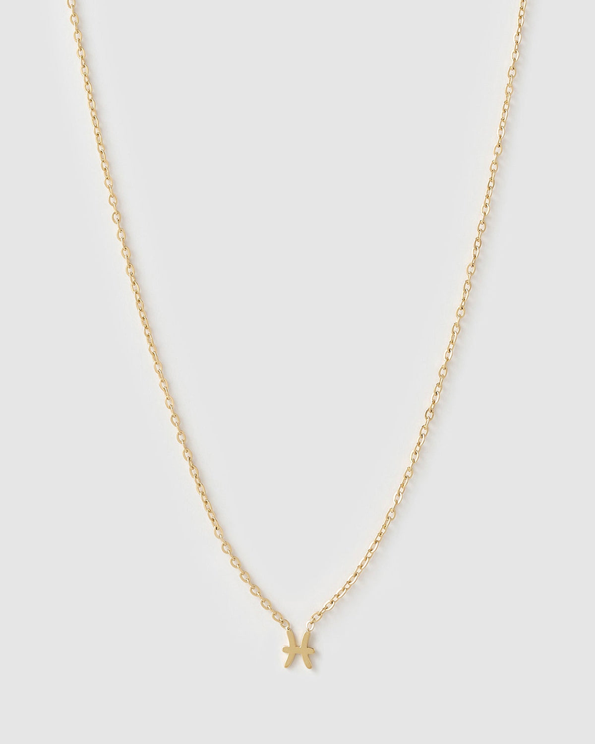 Colar Pingente Mini Zodíaco - Ouro 18K | SILLENE - Peixes