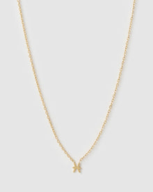 Colar Pingente Mini Zodíaco - Ouro 18K | SILLENE - Peixes