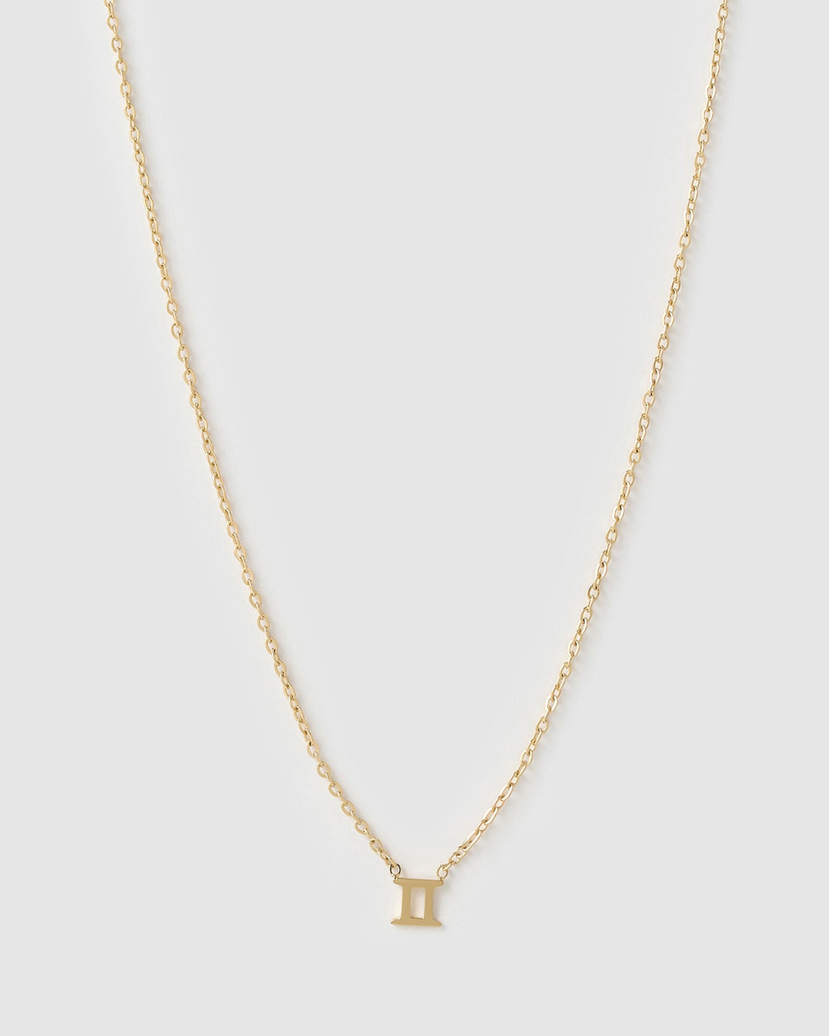 Colar Pingente Mini Zodíaco - Ouro 18K | SILLENE - Gêmeos