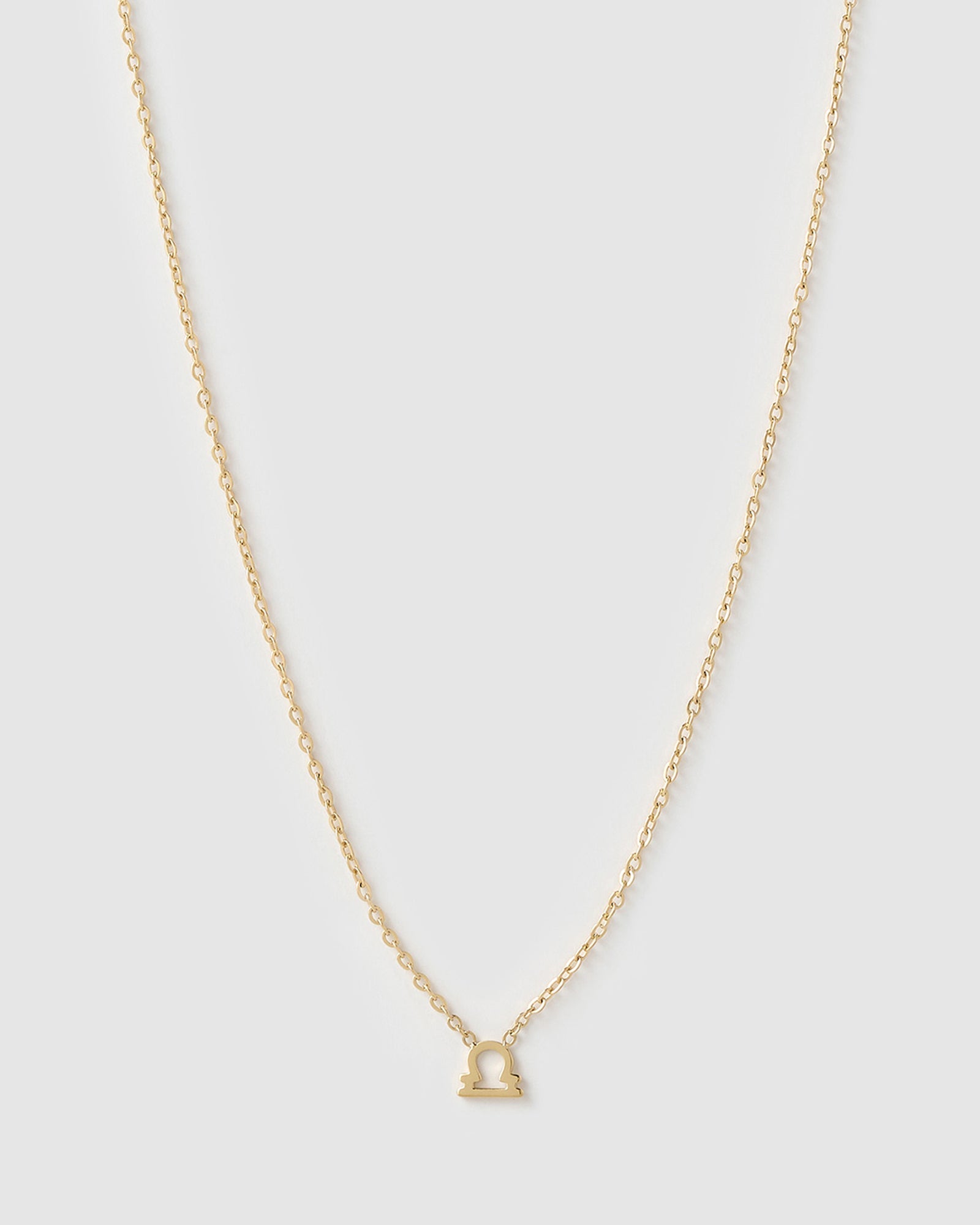Colar Pingente Mini Zodíaco - Ouro 18K | SILLENE - Libra