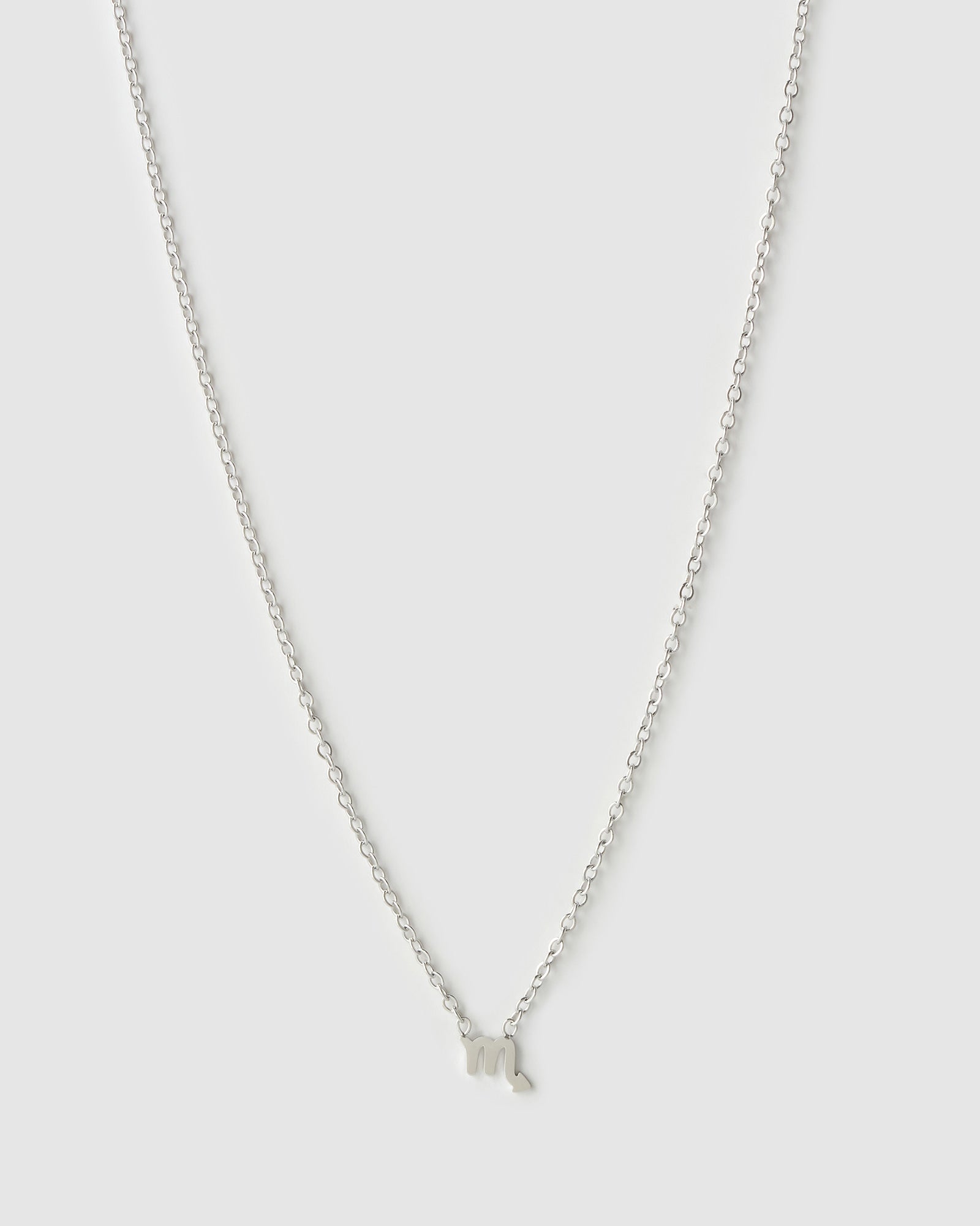 Colar Pingente Mini Zodíaco - Prata | SILLENE - Escorpião