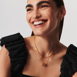 Colar Pingente Moeda Bizantina - Ouro 18K | SILLENE - detalhe