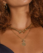 Colar Pingente Moeda Florentina Adoro - Ouro 18K | SILLENE