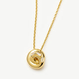 Colar Pingente Nó Cravejado - Ouro 18K | SILLENE