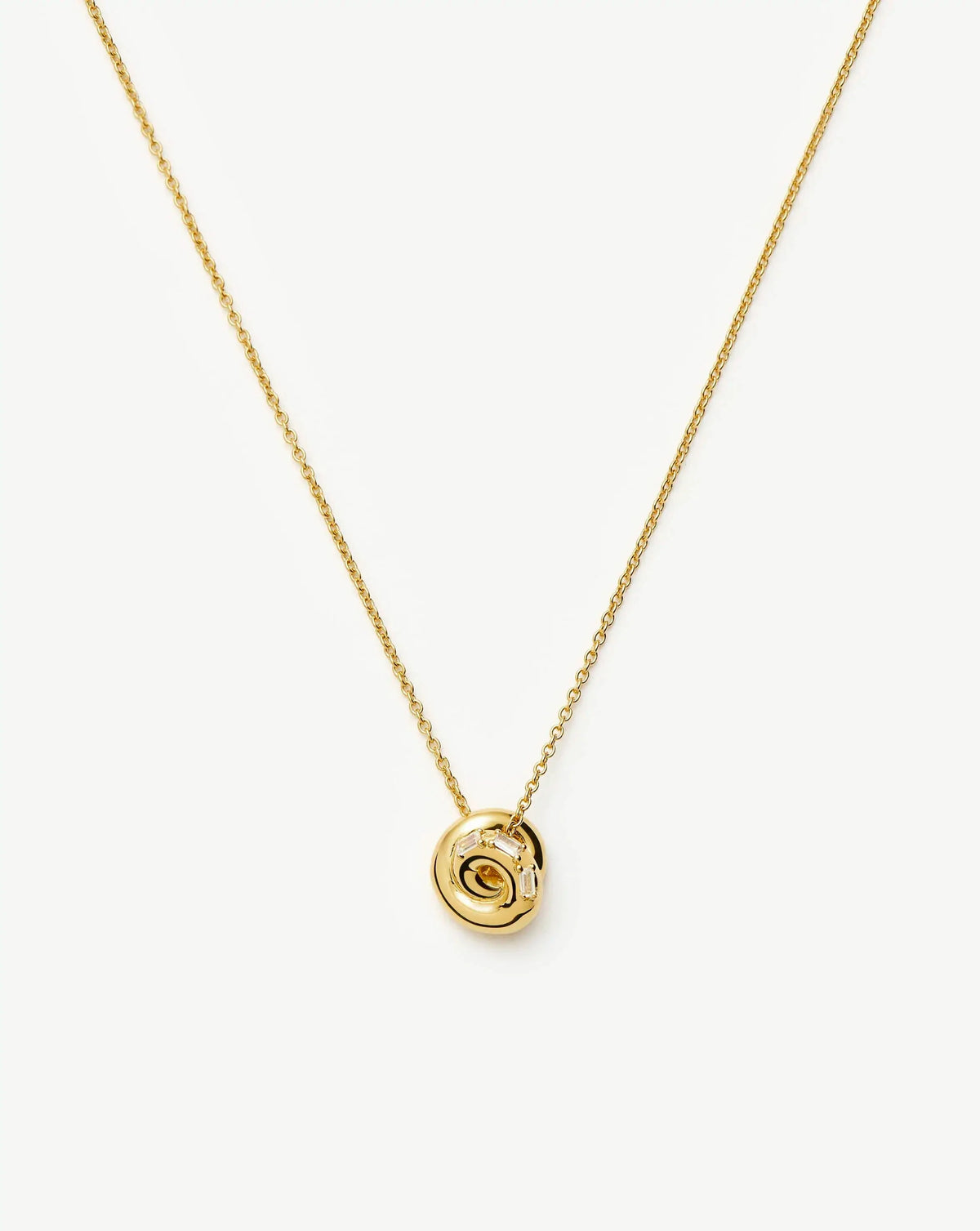 Colar Pingente Nó Cravejado - Ouro 18K | SILLENE