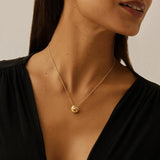 Colar Pingente Nó Cravejado - Ouro 18K | SILLENE
