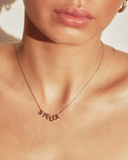 Colar Pingente Nome Personalizado - Ouro 18K | SILLENE