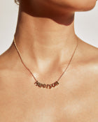 Colar Pingente Nome Personalizado - Ouro 18K | SILLENE
