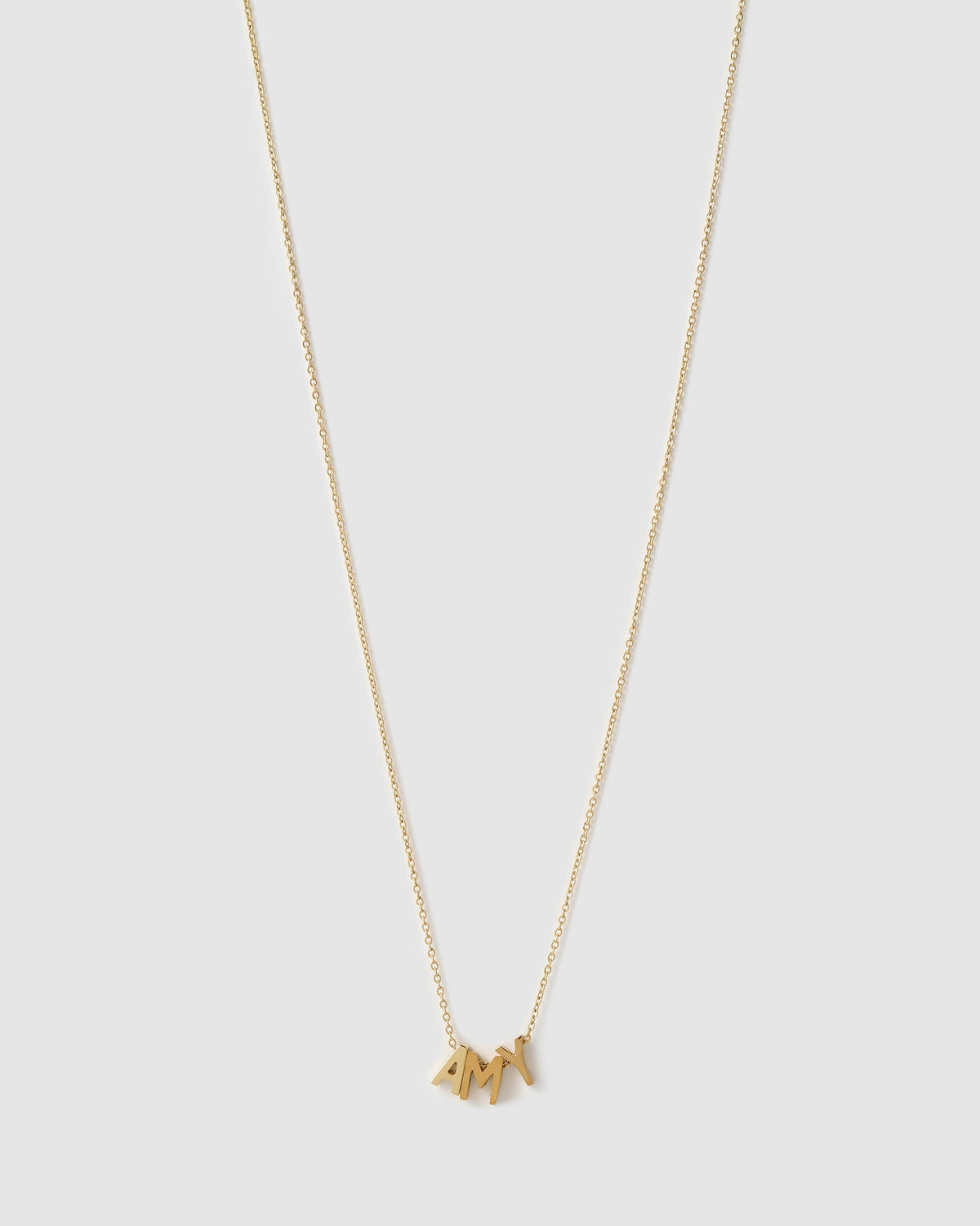 Colar Pingente Nome Personalizado - Ouro 18K | SILLENE - uso