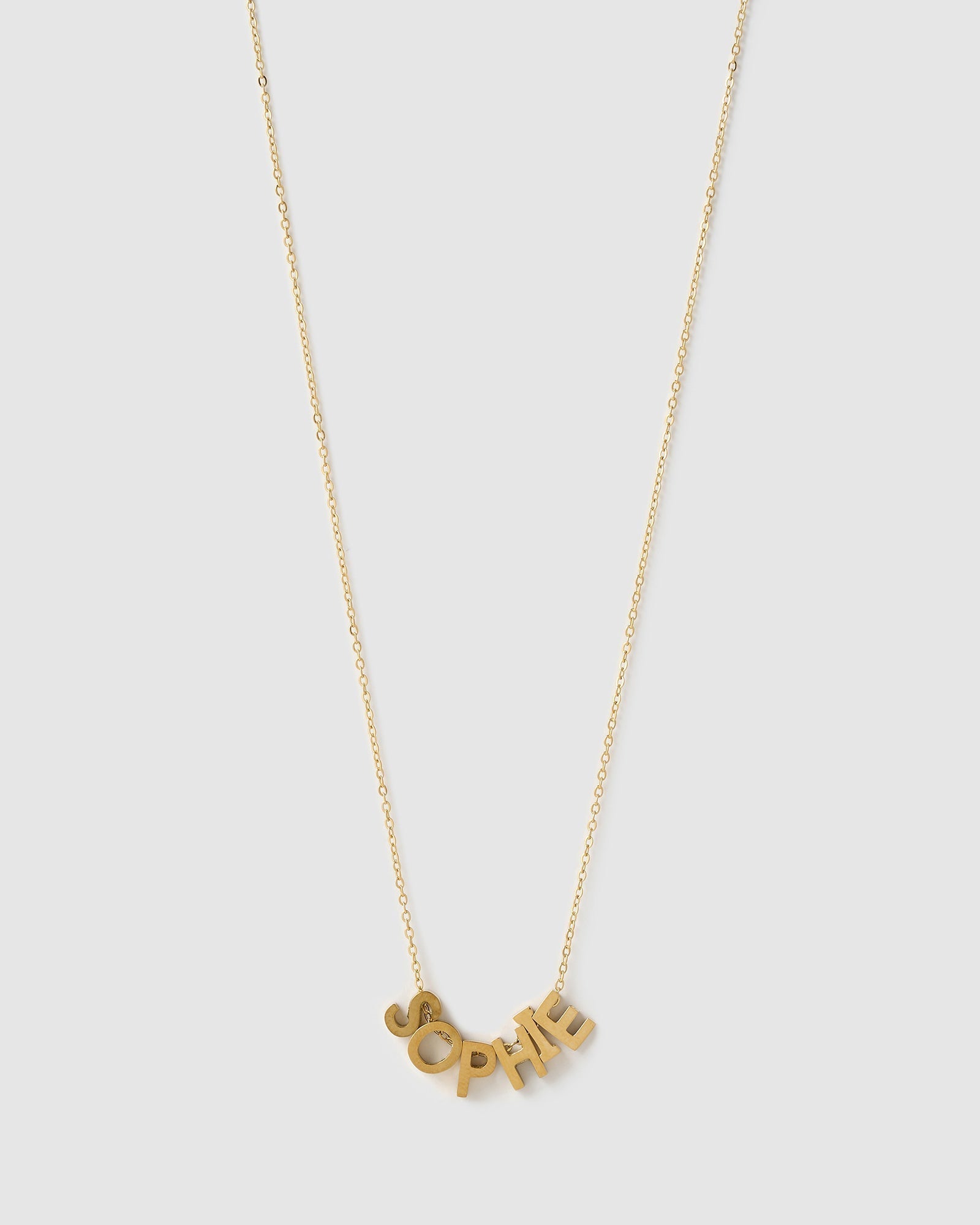 Colar Pingente Nome Personalizado - Ouro 18K | SILLENE - uso