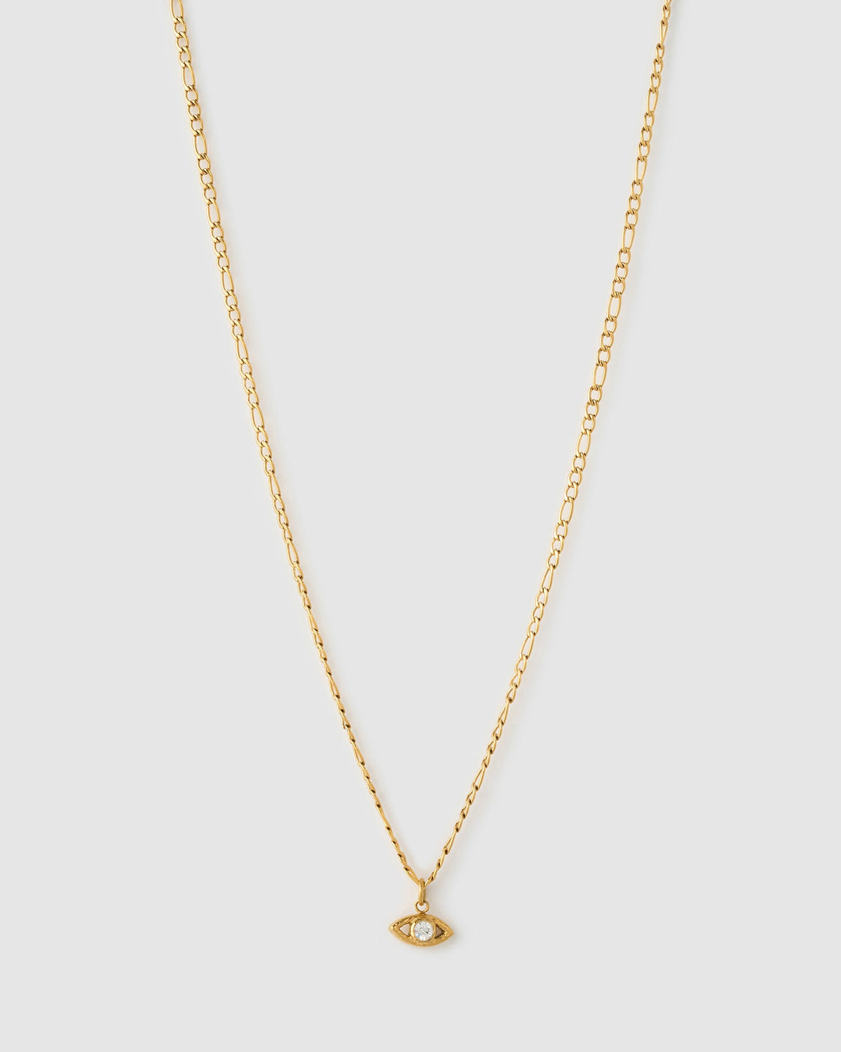 Colar Pingente Olho Grego Dourado - Ouro 18K | SILLENE