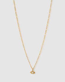 Colar Pingente Olho Grego Dourado - Ouro 18K | SILLENE