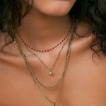 Colar Pingente Olho Grego Dourado - Ouro 18K | SILLENE