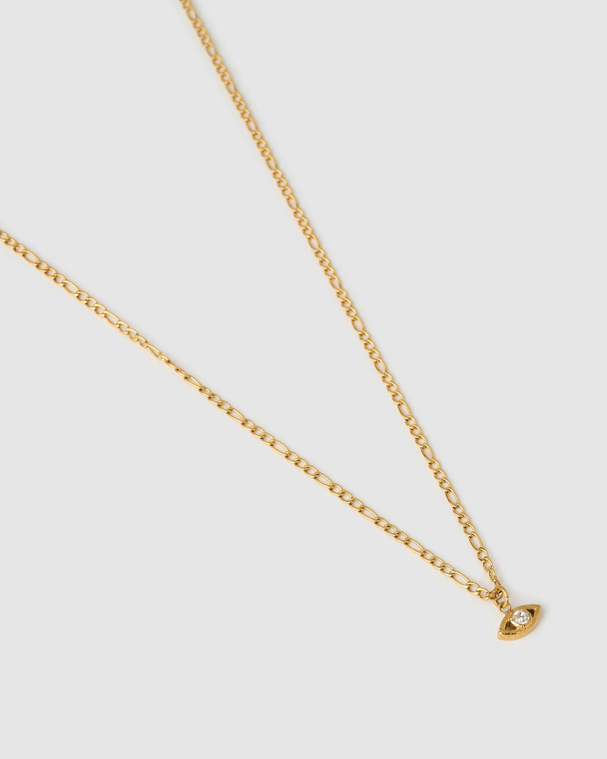 Colar Pingente Olho Grego Dourado - Ouro 18K | SILLENE