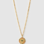 Colar Pingente Olho Grego Halo - Ouro 18K | SILLENE