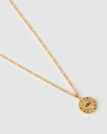 Colar Pingente Olho Grego Halo - Ouro 18K | SILLENE