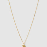 Colar Pingente Olho Grego Mini Elysian - Ouro 18K | SILLENE
