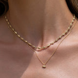 Colar Pingente Olho Grego Mini Elysian - Ouro 18K | SILLENE