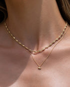Colar Pingente Olho Grego Mini Elysian - Ouro 18K | SILLENE