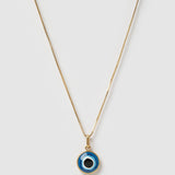 Colar Pingente Olho Grego Occhio - Ouro 18K | SILLENE