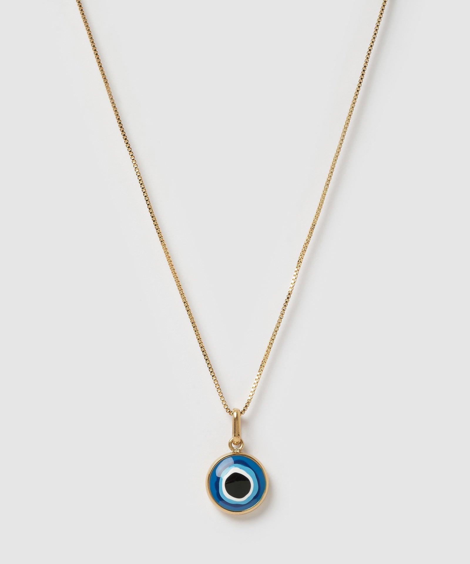 Colar Pingente Olho Grego Occhio - Ouro 18K | SILLENE