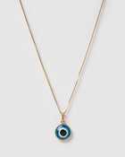 Colar Pingente Olho Grego Occhio - Ouro 18K | SILLENE