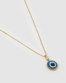 Colar Pingente Olho Grego Occhio - Ouro 18K | SILLENE