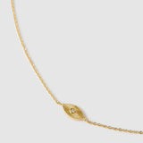 Colar Pingente Olho Grego - Ouro 18K | SILLENE