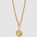 Colar Pingente Olho Grego Solstice - Ouro 18K | SILLENE