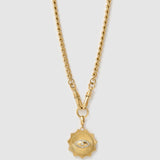 Colar Pingente Olho Grego Solstice - Ouro 18K | SILLENE